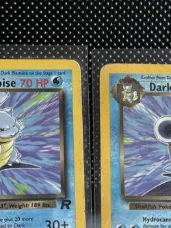 (2) Dark Blastoise 20/82 Non Holo Team Rocket Set Rare Pokemon Card Hp/dmg - Image 4