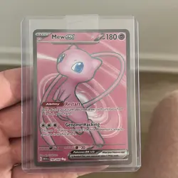 Mew EX 193/165 Full Art Ultra Rare Pokemon Tcg Scarlet & Violet 151 Near Mint - Image 1