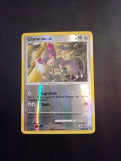 Glameow Great Encounters Reverse Holo 68/106 Diamond & Pearl Pokemon TCG - NM - Image 1