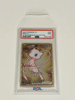 Pokemon SV 151 Ultra Premium Collection - Mew ex Gold Metal Promo #205/165 PSA 9 - Image 3