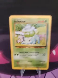 Bulbasaur 67/130 Pokemon TCG Base Set 2 Unlimited LP/MP - Image 1