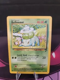 Bulbasaur 67/130 Pokemon TCG Base Set 2 Unlimited LP/MP - Image 3