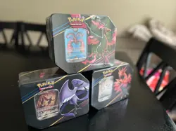 Pokemon TCG: Crown Zenith Tin Set of 3 Galarian Articuno Moltres Zapdos Sealed - Image 1