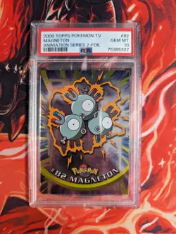 PSA 10 - 2000 Topps Pokemon TV Animation Series 2 - Foil Magneton #82 - Image 1