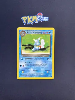 Pokemon TCG Dark Wartortle Team Rocket 46/82 Regular LP. - Image 1