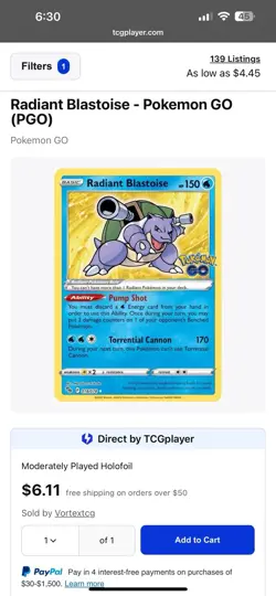 Pokemon Radiant Charizard, Blastoise, Venusaur- Pokemon GO (PGO) - Image 4