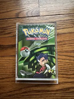 Factory Sealed Pokemon TCG Gym Challenge Koga Theme Deck WOTC W/ Acrylic - Image 1