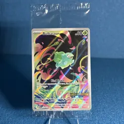 Bulbasaur Box Topper Promo 133/132 Pokemon ME01 Mega Evolution Stamped Promo - Image 1
