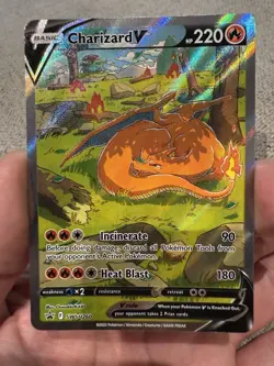 Charizard V Full Art Black Star Promo SWSH260 Pokemon Sword & Shield - Image 1