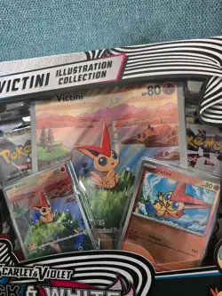 Pokemon Black Bolt/White Flare Unova Victini Illustration Collection - Image 3