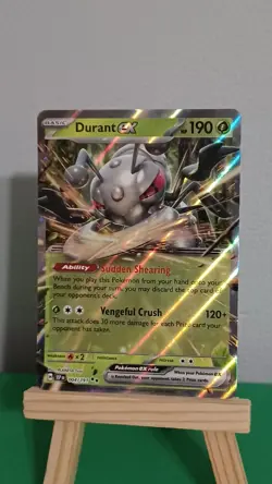 2024 Pokemon TCG Durant Ex SSP EN 004/191 Surging Sparks Double Rare - Image 2