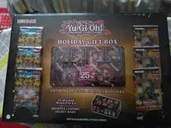 YU-GI-OH TCG 25TH QUARTER CENTURY 1ST EDITION HOLIDAY GIFT BOX *FACTORY SEALED* - Image 1