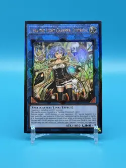 Lyna The Light Charmer, Lustrous (PUR) - Quarter Century Stampede - YuGiOh! - NM - Image 1