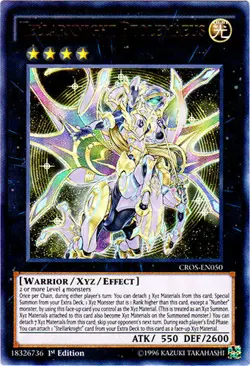 Yugioh! Tellarknight Ptolemaeus - CROS-EN050 - Ultra Rare - 1st Edition Near Min - Image 1