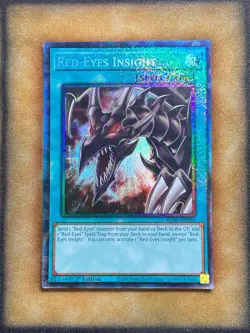 Yugioh Red-Eyes Insight RA03-EN061 Prismatic Collector Rare 1st Ed NM - Image 1
