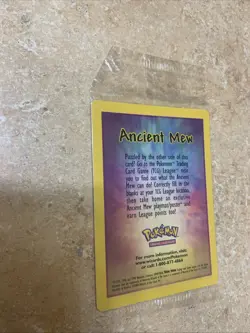 New Sealed Ancient Mew Pokemon TCG 2000 Movie Promo Holo Foil Card WOTC - Image 2