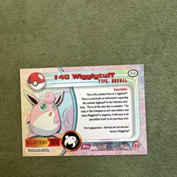 Wigglytuff #40 - NON-HOLO - SERIES 1 - TOPPS Pokemon Card - Image 2