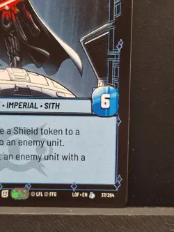 Star Wars Unlimited LOF DARTH VADER Twilight of the Apprentice Legendary Card 37 - Image 5