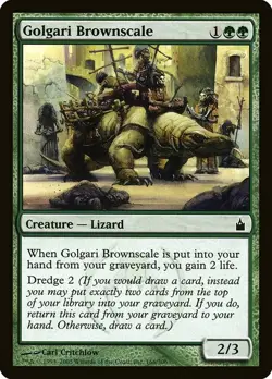 (2x) GOLGARI BROWNSCALE - Ravnica: City of Guilds - MTG Magic the Gathering Card - Image 1