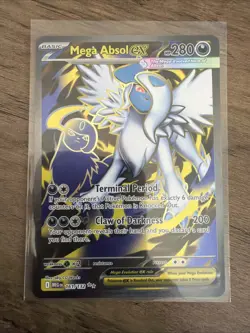 Mega Absol EX 161/132 Mega Evolution Full Art Holo Pokemon Card NM - Image 1