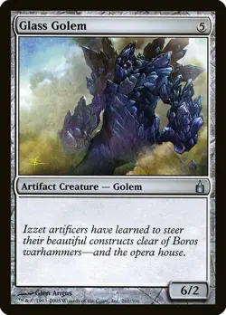 (2x) GLASS GOLEM - Ravnica: City of Guilds - MTG Magic the Gathering Card - Image 1