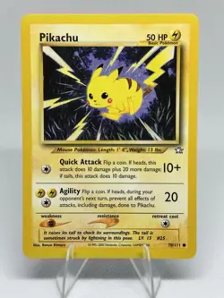 Pikachu 70/111 Neo Genesis 2000 WOTC Vintage Pokemon Card LP/NM - Image 1