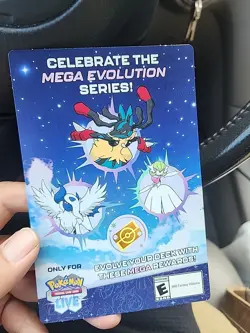 Mega Evolutions Pokemon TCG LIVE Code Card NEW 1000 Credits & 8 Ultra Rare - Image 1