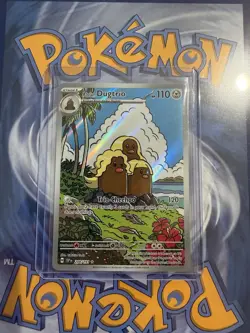 Pokemon TCG Alolan Dugtrio 208/191 Surging Sparks Illustration Rare Holo Card - Image 1