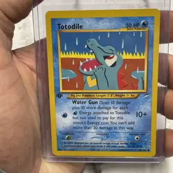 Pokemon Totodile 1st Edition 85/105 Neo Destiny Pokemon Card Vintage NM/MT TCG - Image 1