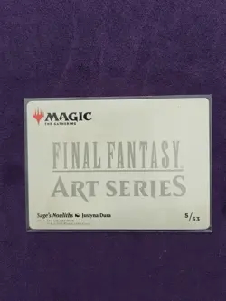 Sage's Nouliths Art Card, #5, Art Series: FINAL FANTASY, Regular, S - NM - Image 2