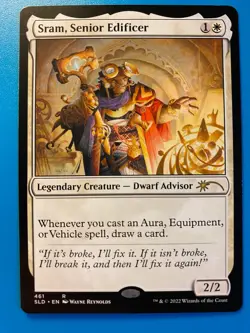 MTG 1x Sram, Senior Edificer # 461 Secret Lair Drop Magic the Gathering x1 NM - Image 1