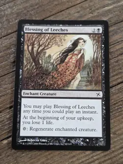 Magic the Gathering MTG Betrayers of Kamigawa BLESSING OF LEECHES Nrmt - Image 1