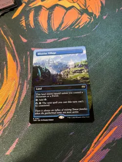 MTG Mistrise Village (Borderless) Tarkir: Dragonstorm Regular (0397) NM - Image 1