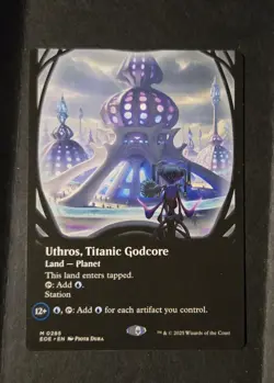 MTG - Uthros, Titanic Godcore - Borderless - Edge of Eternities - Image 1