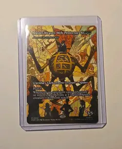 MTG Master Weaver, Web Protector Spiderman Borderless Regular Mythic 0032 - Image 4