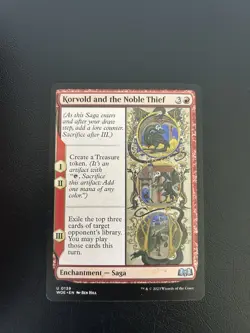 Korvold and the Noble Thief - Mtg: Wilds of Eldraine Regular Uncommon 139 - Image 1
