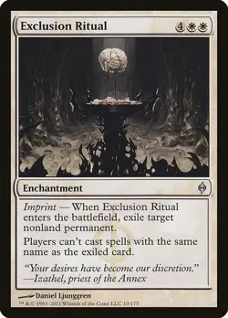 Exclusion Ritual 1x MtG New Phyrexia SP/NM - Image 1