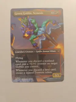 MTG Green Goblin, Nemesis Borderless Marvel's Spider-Man Eternal #0023 Magic - Image 1