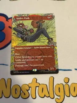 MTG Spider-Man - Spider-Punk #210 "Borderless" (Rare Legendary Creature) - Image 1