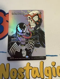 MTG Marvel’s Spider-Man Infernal Grasp (Borderless) Foil #18 Mythic - Image 1