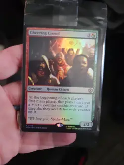 Cheering Crowd - 126 MTG SPM Magic the Gathering SEALED Pre Release Pack - Image 1