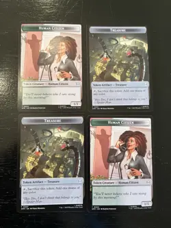 Treasure 0007 Human Citizen 0004 Token X4X NM/M Spider- Man SPM Magic MTG - Image 1