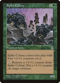 Spike Colony NM/M Stronghold Green Creature Mtg Magic English Regular - Image 1