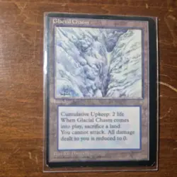 Magic the Gathering MTG Glacial Chasm (353) Ice Age LP - Image 1