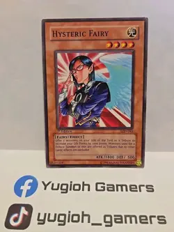 YUGIOH HYSTERIC FAIRY COMMON LON 1ST EDITION LIGHT PLAYED - Image 1