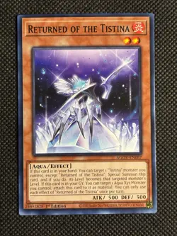 3x YuGiOh! - Returned of the Tistina AGOV-EN087 Common 1st Edition Near Mint - Image 2