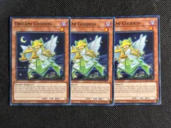 3x YuGiOh! - Origami Goddess AGOV-EN027 Common 1st Edition Near Mint - Image 1