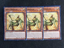 3x YuGiOh! - Asset Mountis AGOV-EN083 Common 1st Edition Near Mint - Image 1