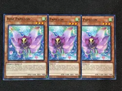 3x YuGiOh! - Rose Papillon AGOV-EN093 Common 1st Edition Near Mint - Image 1