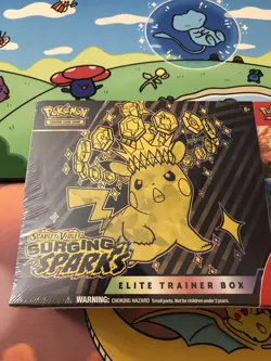 NEW Pokemon Surging Sparks Elite Trainer Box & Booster Card Bundle Costco 2-Pack - Image 2
